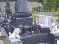 狛犬のデザイン墓