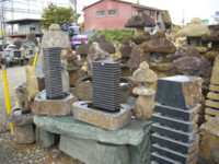 生駒石を利用した造形物・モニュメント